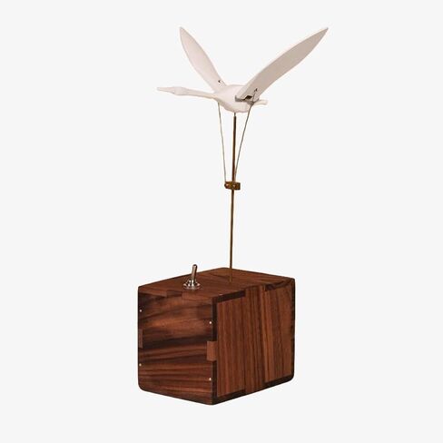 3D Wooden Kinetic Manta Dynamic Model, Natural Walnut & Beech Wood for Home, Office & Desktop Relaxation Decoration and Diplay, Creative Gift for Adults & Collectors in Kuwait