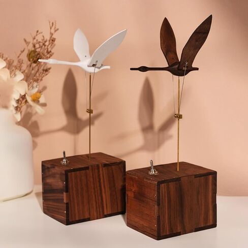 3D Wooden Kinetic Manta Dynamic Model, Natural Walnut & Beech Wood for Home, Office & Desktop Relaxation Decoration and Diplay, Creative Gift for Adults & Collectors in Kuwait