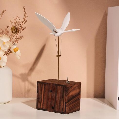 3D Wooden Kinetic Manta Dynamic Model, Natural Walnut & Beech Wood for Home, Office & Desktop Relaxation Decoration and Diplay, Creative Gift for Adults & Collectors in Kuwait