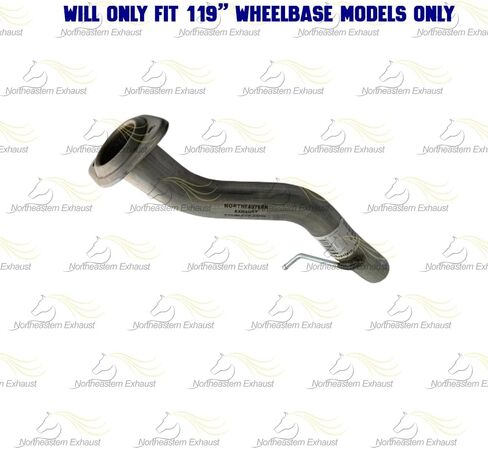 Exhaust Pipe Compatible for 1999-2006 Chevy Silverado 1500 4.3L 4.8L 5.3L | Stainless Steel | Northeastern Exhaust | Free Hanger, Clamp and Bolt Kit Included | Automotive Replacement Part | Direct-Fit in Saudi Arabia