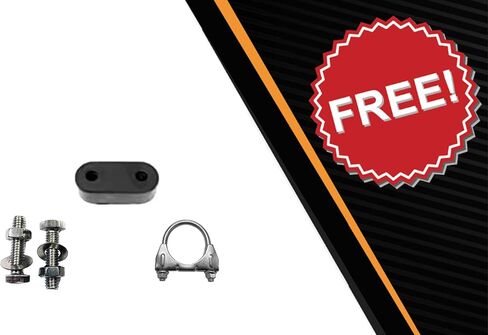 Exhaust Pipe Compatible for 1999-2006 Chevy Silverado 1500 4.3L 4.8L 5.3L | Stainless Steel | Northeastern Exhaust | Free Hanger, Clamp and Bolt Kit Included | Automotive Replacement Part | Direct-Fit in Saudi Arabia