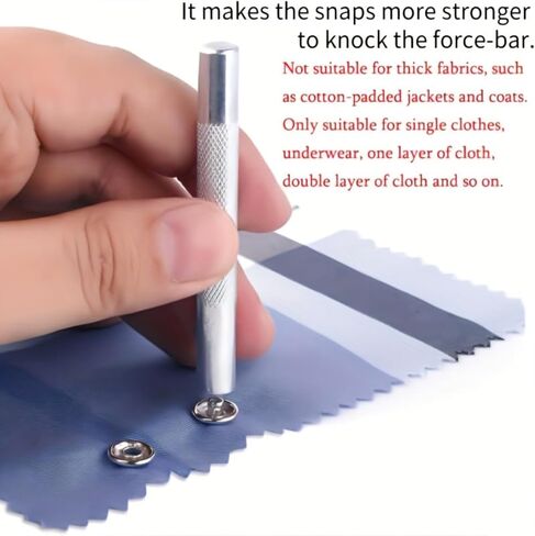 200PCS Metal Snaps Buttons with Fastener Pliers Press Tool Kit Perfect for DIY Crafts Clothes Hats and Sewing, Snap Button Fasteners Kit in Saudi Arabia