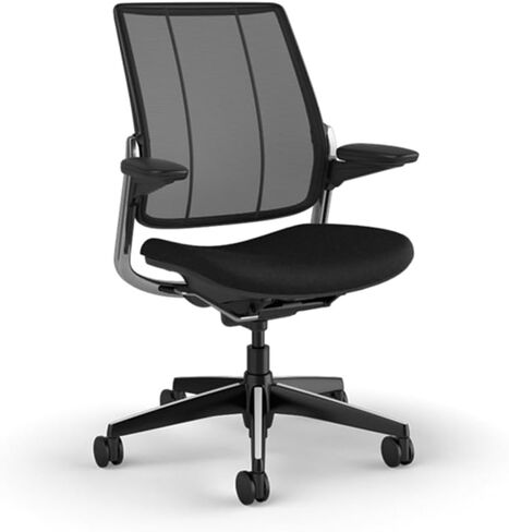 MingYi.office وسادات الذراع البديلة لكرسي المكتب الذكي Humanscale باللون الأسود/الرمادي مجموعة واحدة (قطعتان) (أسود) in Kuwait