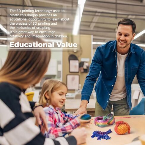 4PCS 3D Printed Dragon,Dragon Egg Fidget Toy,Christmas Stocking Stuffers for Kids in Kuwait