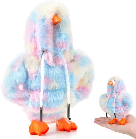 7inch Desk Goose Outfits, Mini Desktop Goose Clothes Desk Goose Accessories Set for Magnetic Goose Statue (Shark) in Saudi Arabia