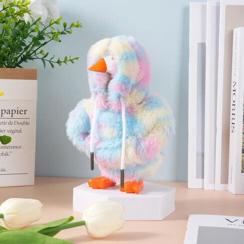 7inch Desk Goose Outfits, Mini Desktop Goose Clothes Desk Goose Accessories Set for Magnetic Goose Statue (Shark) in Saudi Arabia