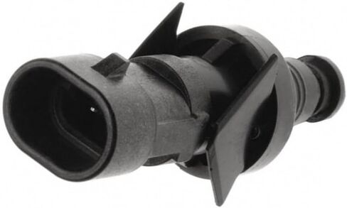KarParts360 لسيارة Chevy Cavalier 1998-2005 مفتاح تحذير مفتوح للباب الخلفي | ذكر بليد الطرفية | الارتفاع: 1 بوصة | العرض: 1.4 بوصة | 2 المحطة in Saudi Arabia