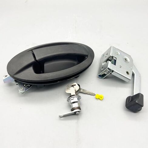 Cab Door Lock Kit Inner Handle Lock Block, Compatible with Komatsu PC56-7 60-8 70-8 Excavator Replacement Part (PC56-7 60-8 70-8) in Saudi Arabia