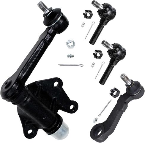 Detroit Axle - Front Suspension Kit for 1986-1991 Toyota 4Runner 1986-1995 Pickup, 2 Pitman Arm and Idler Arm 2 Outer Tie Rod Ends 1987 1988 1989 1990 Replacement in Saudi Arabia