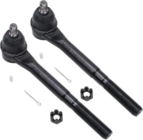محور ديترويت - طقم تعليق أمامي 2WD 12 قطعة لـ 94-96 دودج رام 1500، قضبان ربط مفاصل كروية ذراع بيتمان وأكمام تعديل الذراع 1994 1995 1996 in Saudi Arabia