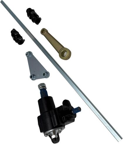Vega Steering Box + Pitman Arm Black U-Joints & Bracket + 36" DD (3/4"DD) Steering Shaft Kit in Saudi Arabia