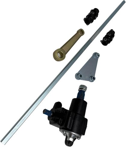 Vega Steering Box + Pitman Arm Black U-Joints & Bracket + 36" DD (3/4"DD) Steering Shaft Kit in Saudi Arabia
