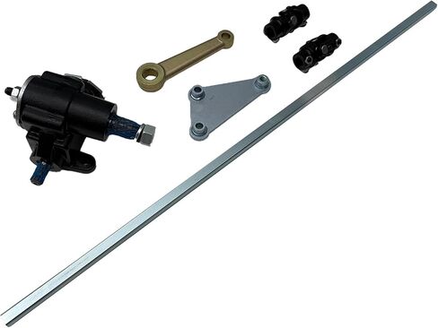 Vega Steering Box + Pitman Arm Black U-Joints & Bracket + 36" DD (3/4"DD) Steering Shaft Kit in Saudi Arabia