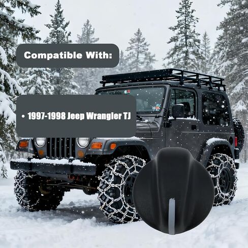 مقبض التحكم في سخان التيار المتردد متوافق مع Jeep 1997 1998 Wrangler، استبدال مقبض مفتاح التحكم في المروحة 4882790 17903.05 in Kuwait