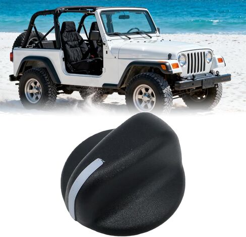 مقبض التحكم في سخان التيار المتردد متوافق مع Jeep 1997 1998 Wrangler، استبدال مقبض مفتاح التحكم في المروحة 4882790 17903.05 in Kuwait