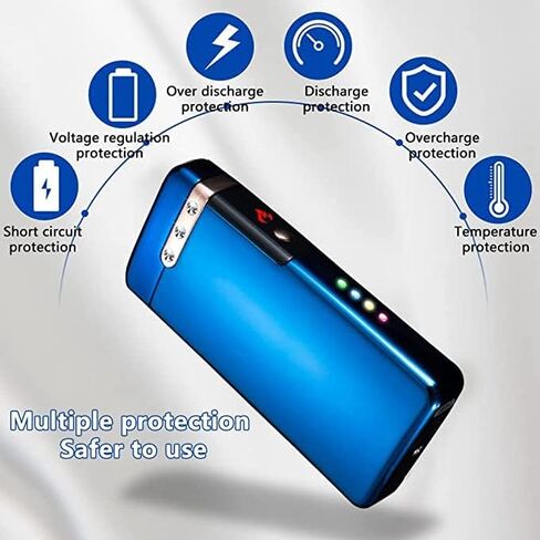 Electric Lighter Dragon Lighter Plasma Lighters Arc Flame Lighter USB Rechargeable Lighter Candle Lighter Butane Free with LED Battery Indicator,Gift for Men (Dragon) in Kuwait