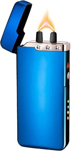 Electric Lighter Dragon Lighter Plasma Lighters Arc Flame Lighter USB Rechargeable Lighter Candle Lighter Butane Free with LED Battery Indicator,Gift for Men (Dragon) in Kuwait