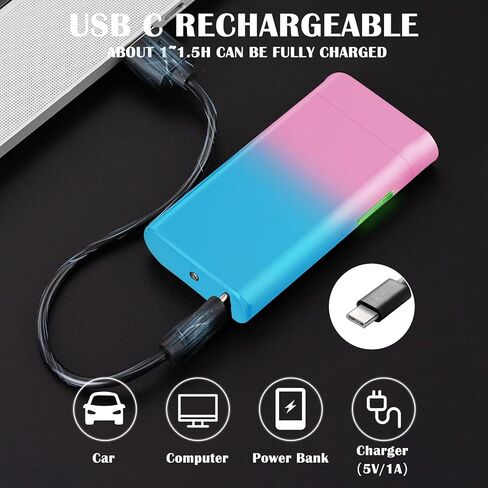 ولاعة كهربائية من RSBYE ولاعة تنين ولاعة بلازما ولاعة لهب USB قابلة لإعادة الشحن ولاعة شمعة خالية من البيوتان مع مؤشر بطارية LED، هدية لعيد الأب (التنين) in Saudi Arabia