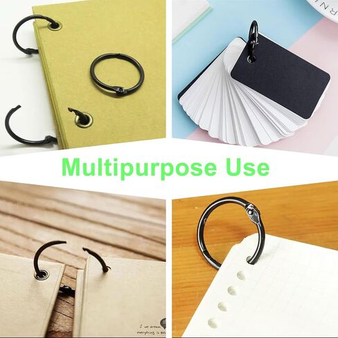Binder Rings 1/2 inch, 50 Pack Loose Leaf Binder Ring, Nickel Plated Steel Binders Ring for Paper, Sliver Metal Rings for Index Cards and School in Saudi Arabia