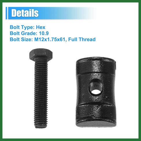 Motoforti Torsion Bar مفتاح تعديل كتلة المكسرات مع مسامير 11561233 11612276 لـ GMC لـ Chevy لـ Cadillac لـ Oldsmobile، مفتاح شريط الالتواء، خيط كامل، مجموعتان تدوم طويلاً in Saudi Arabia