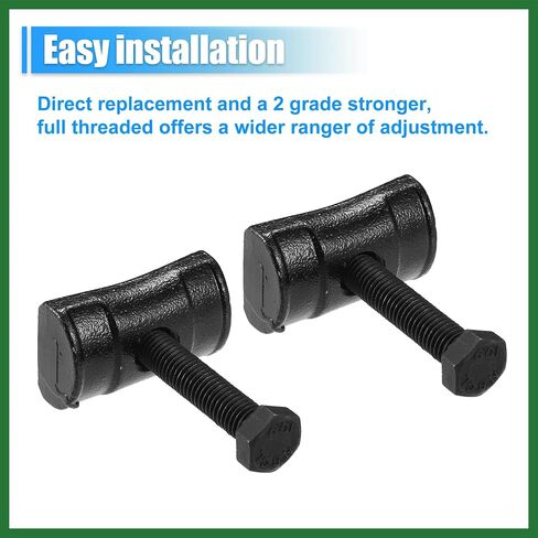 Motoforti Torsion Bar مفتاح تعديل كتلة المكسرات مع مسامير 11561233 11612276 لـ GMC لـ Chevy لـ Cadillac لـ Oldsmobile، مفتاح شريط الالتواء، خيط كامل، مجموعتان تدوم طويلاً in Saudi Arabia
