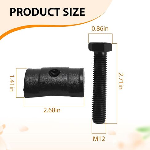 2Pcs Torsion Bar Key Adjuster Block Nuts with Bolts, Replacement for Chevy Silverado Suburban Avalanche Tahoe 1983-2014, Replaces 11561233 15530026 in Saudi Arabia