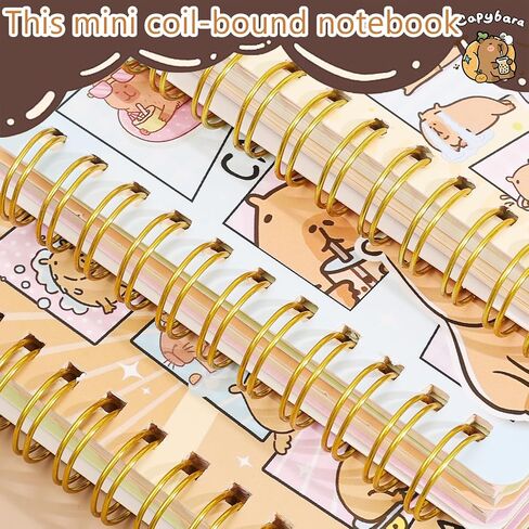 1Pc Random Capybara A7 Notebook Portable Diary Plan Mini Notebook Student Stationery Gift (8.5 * 10.5cm) in Saudi Arabia