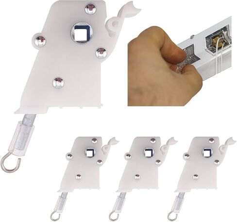 Amazing Drapery Hardware 4 PCS Wand Tilt Control Horizontal Blind Parts Wand Tilter Large, High Profile in Saudi Arabia