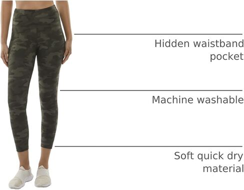 Danskin Women's Printed High Rise 7/8 Legging in Saudi Arabia