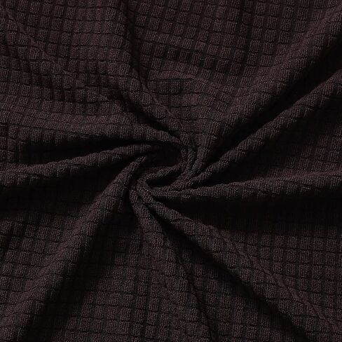 Office Chair-Arm Cover Stretchable Water Resistant Spandex Stretch Jacquard Computer Chair Slipcover for Desk Chairs Arm Brown in Saudi Arabia