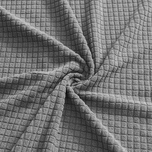 Office Chair-Arm Cover Stretchable Water Resistant Spandex Stretch Jacquard Computer Chair Slipcover for Desk Chairs Arm Grey in Saudi Arabia