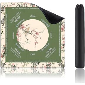 حصيرة جونغ، 32.4×32.4 بوصة، محمولة، قابلة لإعادة الاستخدام، سهلة التنظيف ولا تبهت حصيرة جونغ للطاولة، يمكن استخدامها في البوكر، الدومينو، ألعاب اللوحة والبلاط، البطاقات، الجسر (الكلاسيكية) in Kuwait