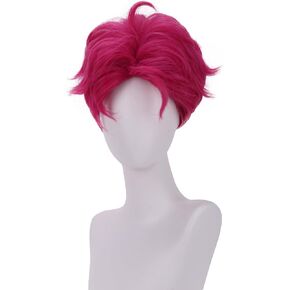 PATTNIUM Blonde Mens Wigs Short Straight Layer Wigs for Men Male Blonde Short Wig Natural Synthetic Hair Wig Cosplay Party Costume Wig in Kuwait