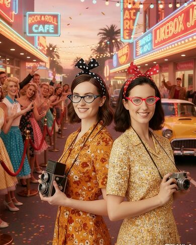 Kanayu 35 Pairs Cat Eye Glasses Rhinestone Vintage Cateye Sunglasses Retro 50s 60s Costume Eyewear for Women Hip Hop Dress up Halloween Party Favor in Kuwait