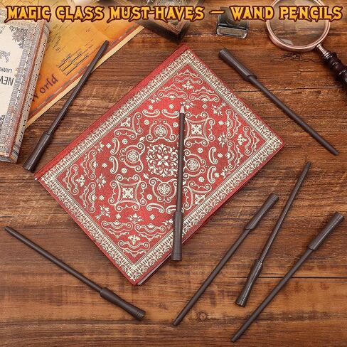 EZVYAO Wand Pencils 14PCS - Wizard Theme Party Favors for Kids Magic Birthday Gifts, School Classroom Rewards, Halloween Decor, Mixed in Saudi Arabia