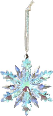 Old World Christmas Ornaments: 12 Crystal Icicles Glass Blown Ornaments for Christmas Tree (34015) in Saudi Arabia