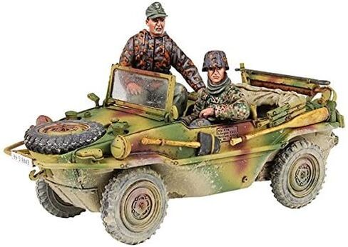 W. Britains 25051 German Schwimmwagen & Crew Type 166 WWII in Saudi Arabia