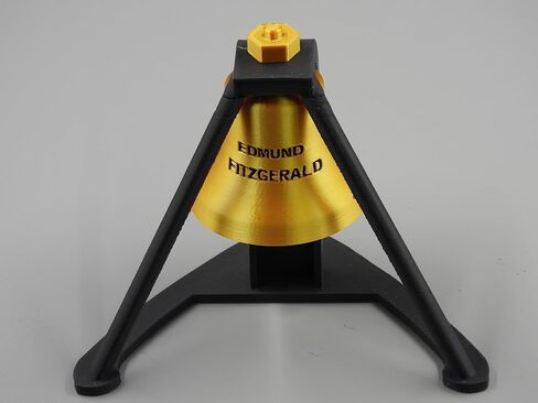 نموذج جامعي الذكرى السنوية الخمسين لـ SS Edmund Fitzgerald بتفاصيل عالية بطول 1 قدم (نموذج مع جرس وحامل) in Kuwait