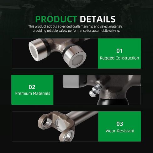 2-3-10431X Slip Yoke with 5-153X U-Joint Kit for GM Turbo 400 TH400, for Munce 4L80E 4L85E, for Super T10 Transmission, 1310 Series in Saudi Arabia