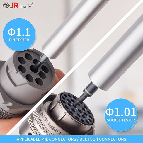 مجموعة أدوات قياس قوة الاحتفاظ JRready ST5244-HT250، أداة اختبار التوتر الكهربائي HT250-3 مع نصائح اختبار المقبس والدبوس توفر الوضع الصحيح لجهات الاتصال 20# 22# in Saudi Arabia