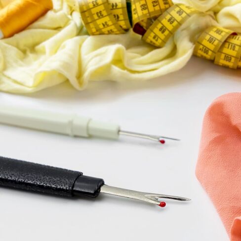 2Pcs Seam Rippers, Sewing Seam Thread Remover Stitch with Ergonomic Handles, for Needle Work Patterns and Sewing Clothes in Kuwait