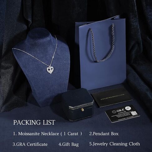 LAVALE Heart Necklace gifts for wife (18K YellowGold-1Carat) in Saudi Arabia