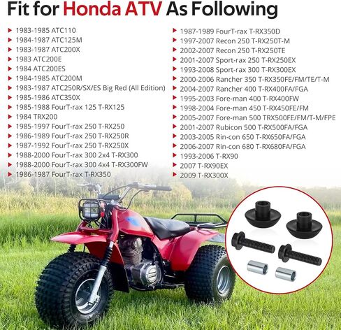 JAVIK Handle Bar End Guard Bolts Bracket Setting Collar for Honda ATV FourTrax 125/250/300/350/Recon 250/Sportrax 250/300/Rancher 350/400/Foreman 400/450/500/ATC 110 125 200 350 O.E.M# 53167-958-680 in Saudi Arabia