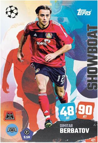 Topps UCC Match Attax 2025/26 - Mega Multipack - تحتوي على 48 بطاقة Match Attax بالإضافة إلى 3 بطاقات عشوائية من Star Boy LE وبطاقة Ball Master LE عشوائية. in Kuwait