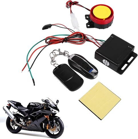 Ejoyous Motorcycle Anti Theft Alarm System, 12V Bike Vehicle Anti Theft Security Alarm System Remote Control Motorcycle Security Kit in Saudi Arabia