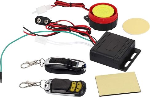 Ejoyous Motorcycle Anti Theft Alarm System, 12V Bike Vehicle Anti Theft Security Alarm System Remote Control Motorcycle Security Kit in Saudi Arabia