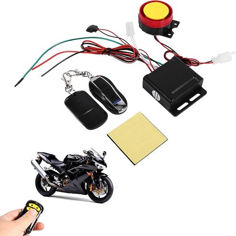 Ejoyous Motorcycle Anti Theft Alarm System, 12V Bike Vehicle Anti Theft Security Alarm System Remote Control Motorcycle Security Kit in Saudi Arabia