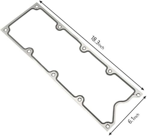Gen 3 LS Valley Pan Cover Gasket for 1999-2003 GM LQ4 LQ9 4.8 5.3 5.7 6.0- in Saudi Arabia