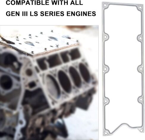 Gen 3 LS Valley Pan Cover Gasket for 1999-2003 GM LQ4 LQ9 4.8 5.3 5.7 6.0- in Saudi Arabia