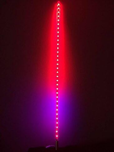 سوط FX - زوج من سوط إضاءة LED مكدس/مطاردة RGB بطول 4 أقدام in Saudi Arabia